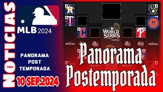 MLB ⚾ Posiciones de Comodin  Panorama Postemporada MLB 10 Septiembre 2024 Béisbol Grandes Ligas [upl. by Dobb145]