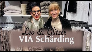 Leo amp Glitzer im VIA  Modekanal Silvia Auzinger [upl. by Wilinski]