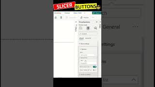 Power BI Slicer  Change to Buttons  Slicers in Power BI Shorts powerbi [upl. by Dimond892]