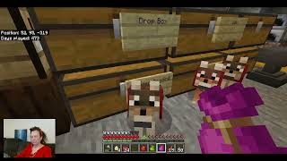 Bundles Mapping spawn and I need a villager butcher Lets play Minecraft days 473482 Bedrock [upl. by Nodyroc]