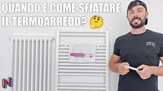 Quando e come sfiatare il radiatore termoarredo e scaldasalviette Meno di 1 minuto e 30 tutorial [upl. by Liddy992]