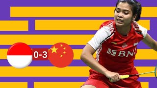 Indonesia Dihadang China 03 di Perempat Final Piala Sudirman 2023 [upl. by Hilly708]