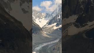 Mer de Glacé Mont Blanc Massif Chamonix 🏔️❄️🇫🇷 hiking montblanc france [upl. by Chandless]