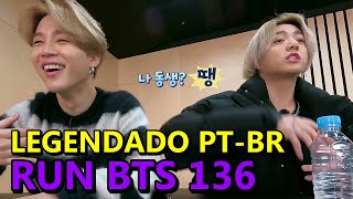 LEGENDADO PTBR Run BTS 2021  EP136 THAIINDO [upl. by Nospmas]