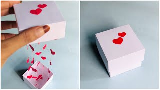 Diy ideas  gift box  paper craft  cute gift box [upl. by Malinowski]