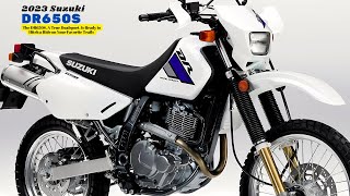 The DR650S A True Dualsport Is Ready to Hitch a Ride on Your Favorite Trails  2023 Suzuki DR650S [upl. by Aihsyn707]