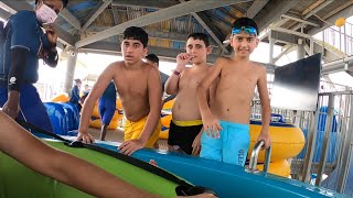 Waterslides at Laguna Aquapark in Dubai Big Attraction [upl. by Lillian713]