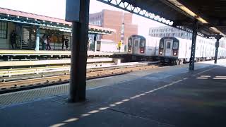 Uptown 2 and express bound 5 train at Simpson Street [upl. by Booma543]