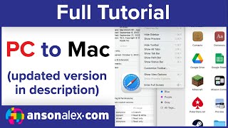 Mac Tutorial for PC Users  Beginners [upl. by Hatti]