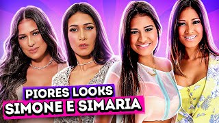 OS PIORES LOOKS DE SIMONE E SIMARIA  Diva Depressão [upl. by Yelrebmik]