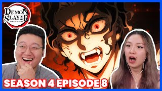 HASHIRAS UNITE SO CINEMATIC 🤯  Demon Slayer Season 4 Episode 8 Couples Reaction amp Discussion [upl. by Reinert380]