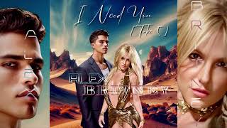 Britney Spears amp Alex  I Need You [upl. by Gatias]