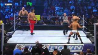 Big Show amp Great Khali vs Wade Barrett amp Cody Rhodes  WWE Smackdown 21712  HQ [upl. by Lela]