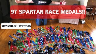 I Wear 97 Spartan Race Medals [upl. by Repooc]