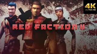 Red Faction II  4K  Longplay Full Game Walkthrough No Commentary [upl. by Anidam]