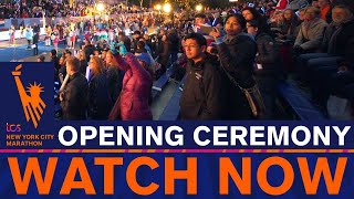 LIVE  TCS NYC Marathon Opening Ceremony [upl. by Vaden]