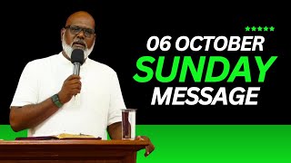 06 October 2024 Sunday Message  By Jabez P Williams  Topic  Gods Ways [upl. by Anik290]