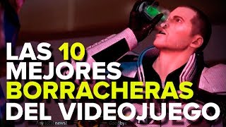 Las 10 MEJORES BORRACHERAS del videojuego [upl. by Eglanteen]