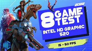 INTEL HD GRAPHICS 520  GAMING TEST 2022 [upl. by Luca]