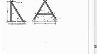 MathCad Given find Truss Analysis [upl. by Hillegass547]