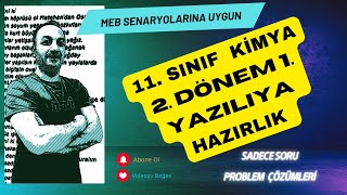 11 Sınıf Kimya 2Dönem 1Yazılı hazırlık MEB SENARYOLARINA UYGUN 2024 Güncel [upl. by Eihctir572]