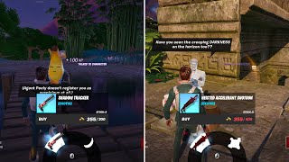 Fortnite Chapter 4 Season 4 EXOTIC HEISTED ACCELERANT SHOTGUN and EXOTIC SHADOW TRACKER Location [upl. by Klusek908]