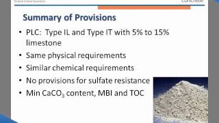 PortlandLimestone Blended Cements in ASTM C595AASHTO M240 [upl. by Ylicec]