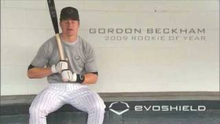 Gordon Beckham and Evoshield Wrist Guards [upl. by Sydalg]