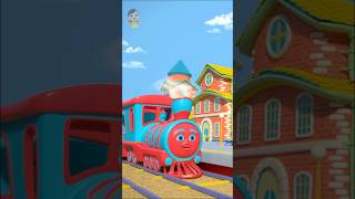 Wheels on the Train shorts viral popular trending kidscartoon ytshorts shortsfeed videos [upl. by Esyla529]