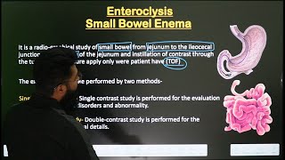 Small Bowel Enema  Enteroclysis Procedure  Part1  In Hindi  Radiological Procedure [upl. by Teik]