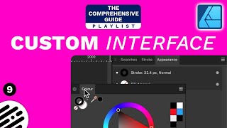 Affinity Designer Tutorial Custom Interface [upl. by Otrebor]