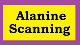 Alanine scanning [upl. by Dabney964]