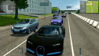 Ultimate 1500HP Power Beast Bugatti Chiron City Car Driving Mastery [upl. by Annelak]