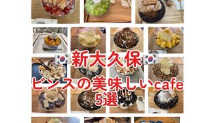 新大久保 新大久保 ビンス食べ比べ 美味しいcafe5選 SHINOOKUBO tokyo [upl. by Callahan300]