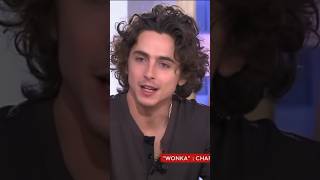 Timothee Chalamet speaking French on Ca a Vous promoting Wonka Movie timotheechalamet [upl. by Atikam]