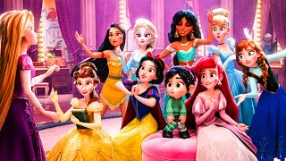 Vanellope Meets The Disney Princesses  WRECKIT RALPH 2 Clips 2018 [upl. by Ahsennod]