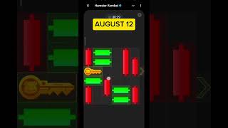 Hamster minigame solution August 12 Hamster key game 1282024todaynew hamsterkombat [upl. by Bowler]