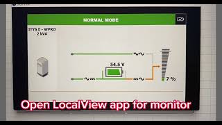 How to configure local view of UPS SOCOMEC [upl. by Llibyc]