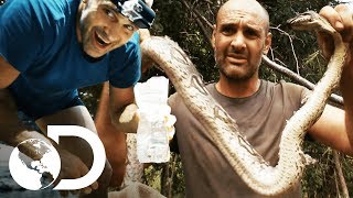 As comidas de sobrevivência mais extremas  Ed Stafford Desafio Mortal  Discovery Brasil [upl. by Ahsiam]