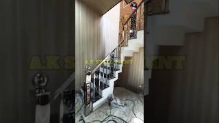 Morden stair railing design steel laser trending shorts video [upl. by Tybie]