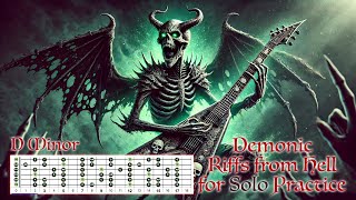 Heavy Metal Guitar Backing Track in D Minor  120 bpm  D Standard Tuning [upl. by Aniras305]