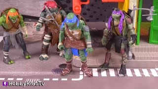 Mutations Movie Box Open TMNT Review of Action Figures by HobbyKidsTV [upl. by Gnanmos]