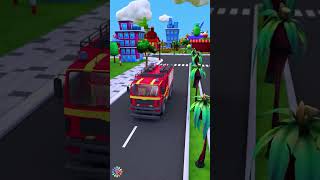 Fire Truck Song  Car Songs Shorts [upl. by Ahsinrad]