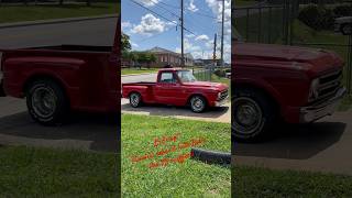 1967 C10 60 swap with sloppy stage 2 cam 25” stainless exhaust with Borla Pro XS mufflers c10 [upl. by Lucie]