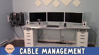 New Home Office  Cable Management [upl. by Theresa74]