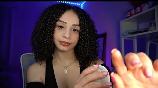 ASMR  Pure Clicky Inaudible Whispers amp Mouth Sounds✨ Plucking Gentle Face Touching Hand Movements [upl. by Lief]