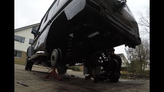 Remounting rear axle G class G klasse Geländewagen part 1 [upl. by Beaufort]