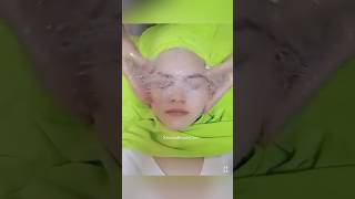 Aloevera Facial For Bright Glowing Skin  Aloevera For Skin ✨ skincare beauty shorts [upl. by Hsetim]