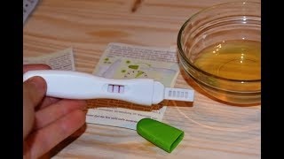 Cum se face Test de Sarcina  Pozitiv  Positive pregnancy test [upl. by Lhary]