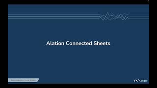 Alation Connected Sheets Demo [upl. by Darnok799]